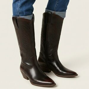 ZODIAC Brown Cowboy Women's Boots NWOT